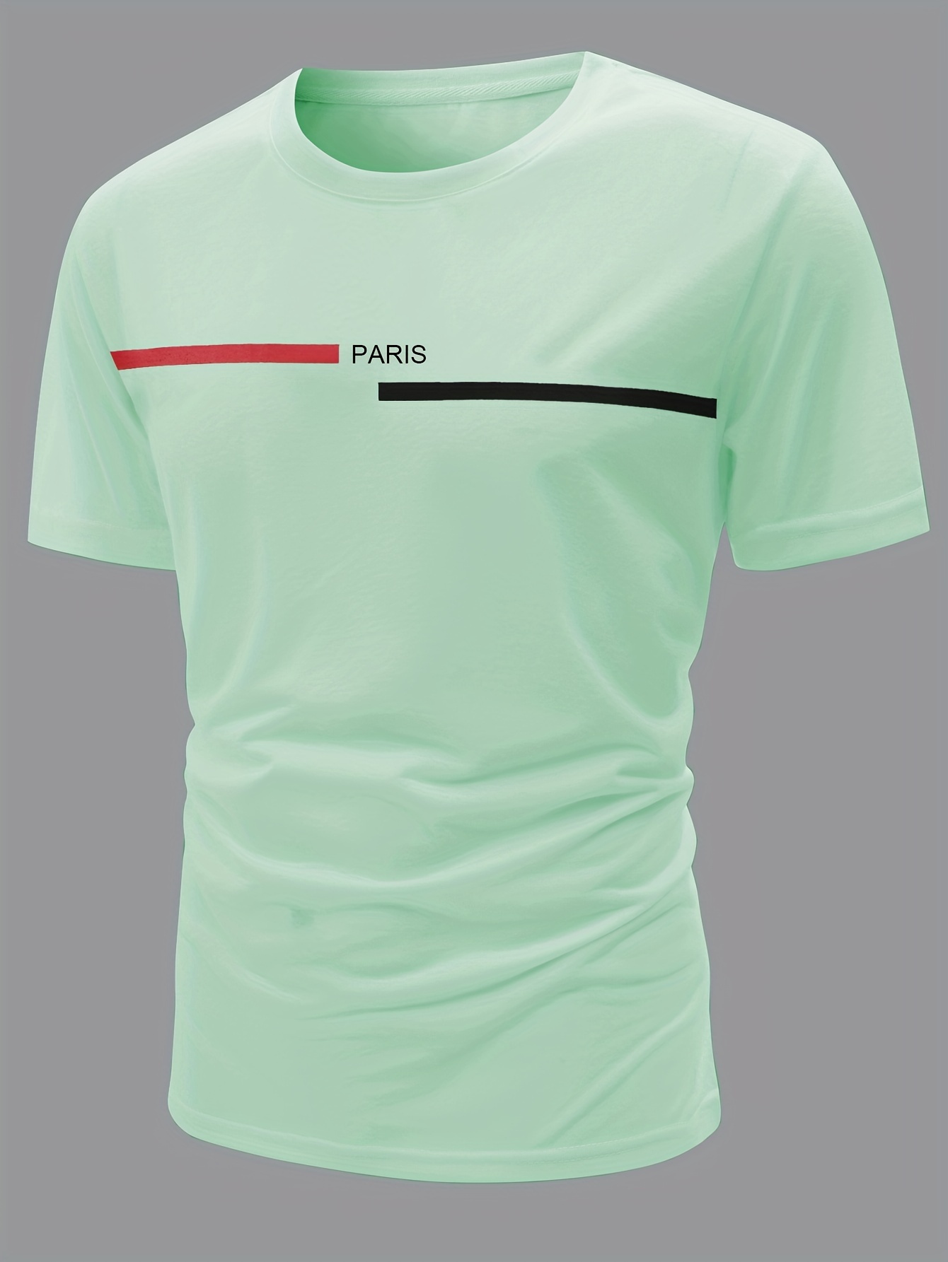 mens casual alphabets letter print crew neck t shirt details 15