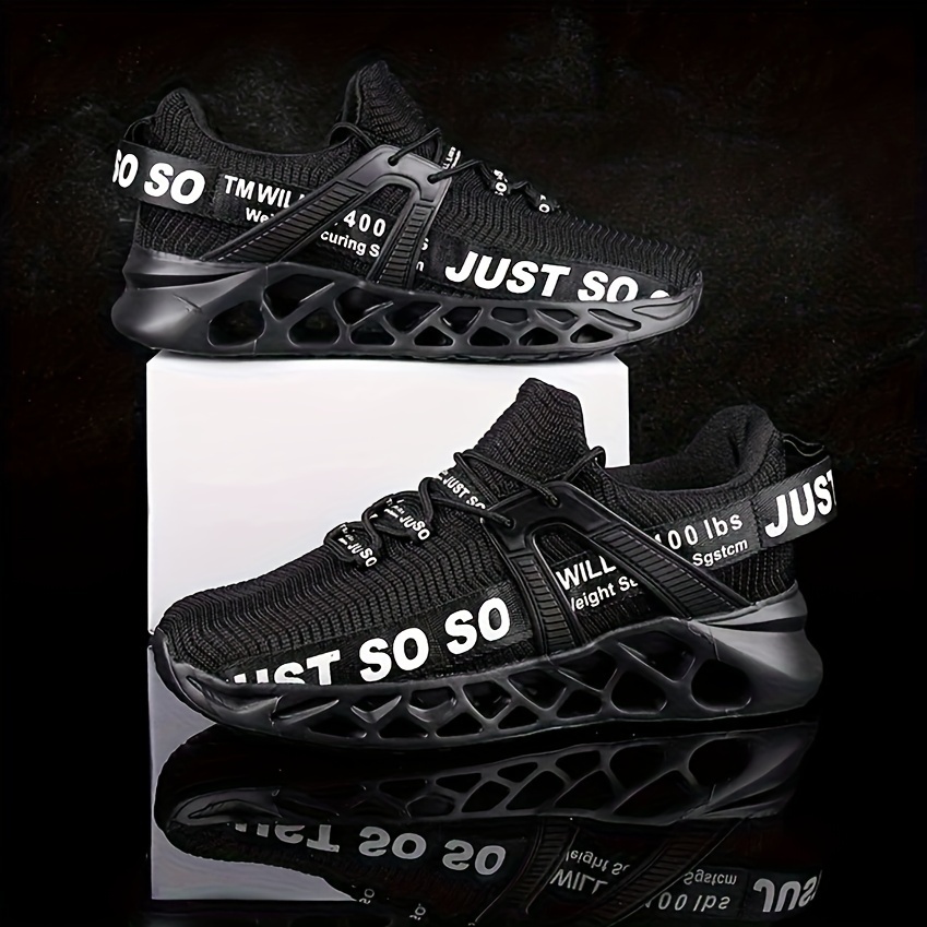 womens solid color trendy sneakers lace up soft sole platform letter print walking shoes blade type running shoes details 1